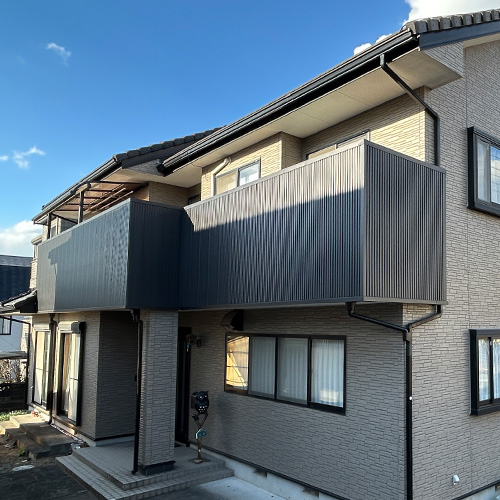 外壁補修完了後